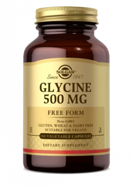 Glycine 500mg 100 Veg. Capsules