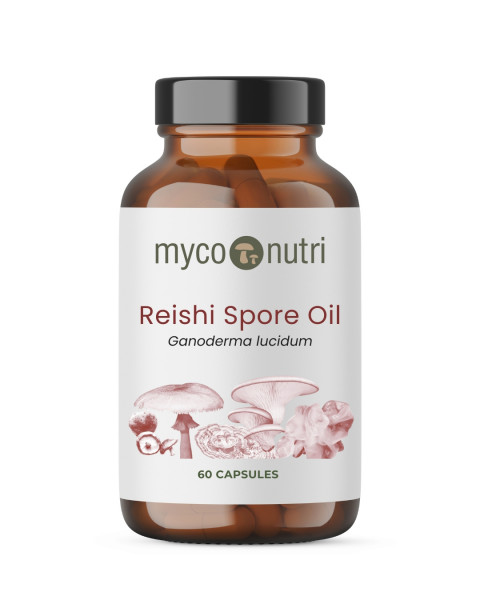 Reishi Spore Oil 500mg 60 Capsules