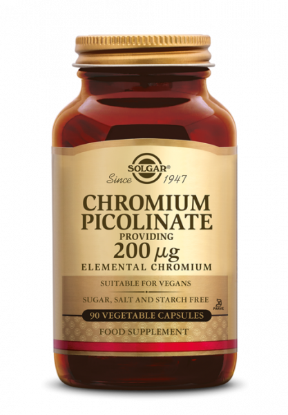 Chromium Picolinate 200µg 90 Veg. Capsules