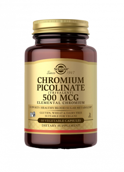 Chromium Picolinate 500µg 50 Veg. Capsules