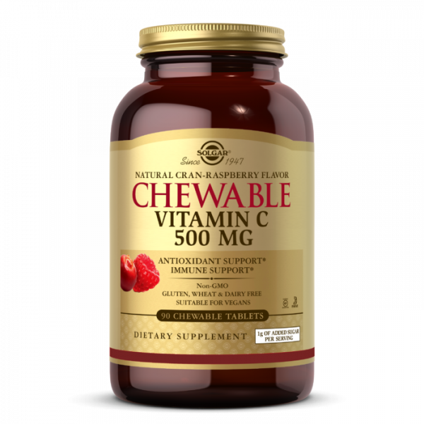 Chewable Vitamin C 500mg (Cran/Raspberry)