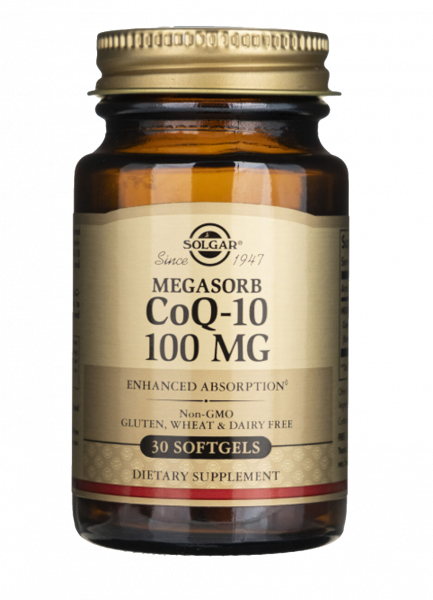 Coenzyme Q10 100mg 30 Softgels