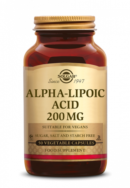 Alpha Lipoic Acid 200mg 50 Veg. Capsules