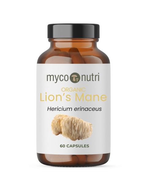 Lions Mane Organic 500mg 60 Capsules